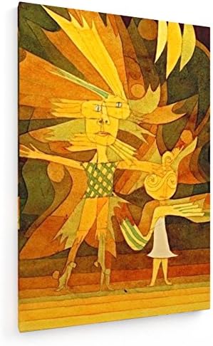 Paul Klee - Genii (Figures fr. a. Ballet) - 1922-19,69" x 29,53 inch (50x75 cm) - Textile canvas print - wall art - artists, paintings, photo, picture on canvas - Old Masters/Museum