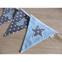 Wimpelgirlande Stern mit Namen *Junge*