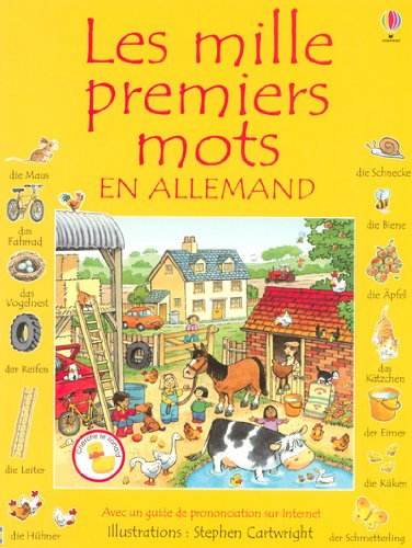couverture de : Les Mille premiers mots en allemand