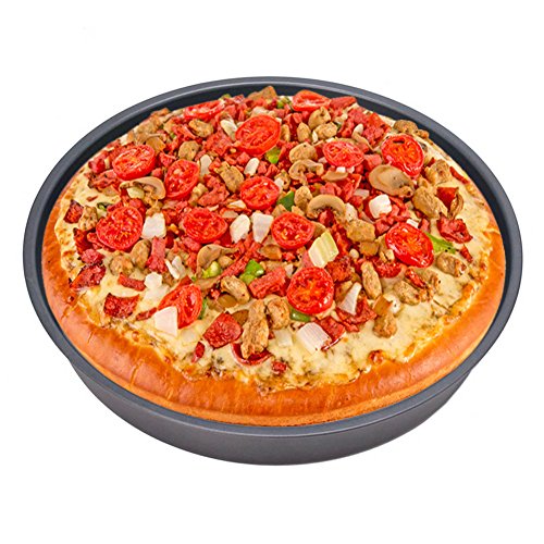 Blue Vessel Neue Runde Deep Dish Pizza Pfanne Antihaft-Pie Fach Küchenhelfer Backen - 7