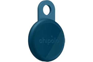 Chipolo Loop – Tag di tracciamento Bluetooth ricaricabile, localizzatore di oggetti per chiavi e borse, compatibile con Apple Find My o Find Hub su Android, avvisi fuori portata per Android e chiama