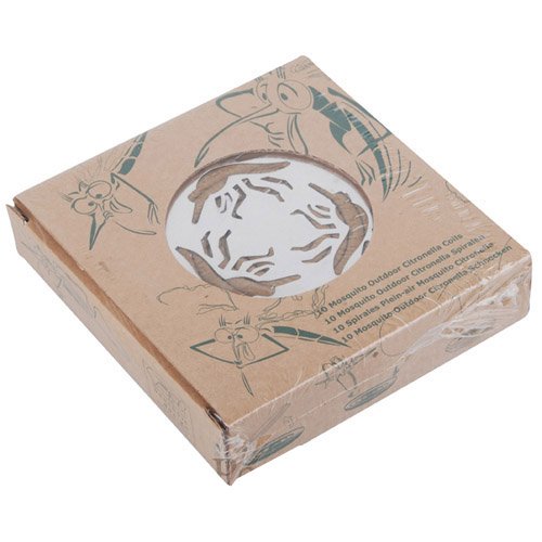 2 x 10 Wirksame Citronella Mücken Rauchspiralen + Halter - 2