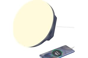 IODOO Linterna de Camping Recargable, Lámpara de Camping LED 1500 lúmenes con Control Remoto, 5600mAh Power Bank Luz de Emergencia, Magnético Fuerte N42 , Caminar, Pescar, Cortes de Energía