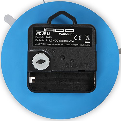 Jago Wanduhr inklusive 3 Schmetterlingen als Wand-Tattoos aus pflegeleichtem Acryl Schmetterlingsmotive für eine freie Anordnung - 3