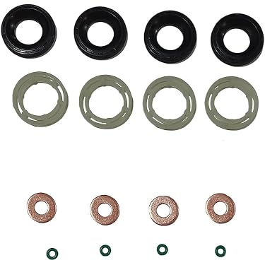 Lot De 4 Joints D'injecteur Pour Opel Astra, Corsa, Meriva, Zafira - Référence 55578387, Remplacement Direct - 8