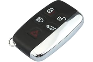 KUYUANSU 5 Button Remote Car Key Shell Case for Jaguar XJ XJL XF for Land R0ver LR4 for Land R0ver Range R0ver Sport Evoque Without any logo
