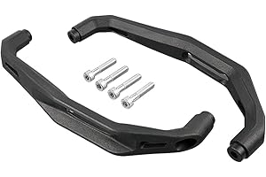 NICECNC Schwarz Motorrad Beifahrer Hinterer Griff Griff Sitzgriff Compatible with Yamaha Tenere 700/XTZ 700 2019 2020 2021 2022 2023 2024