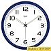 Produktbild BYLE Uhr Wanduhren Dekoration Stumm nicht tickende Mode Mute modernen minimalistischen Uhr Digital Art Zeichnung Quarzuhr Home Decor Wanduhr, 13-Zoll, Basic Sapphire Blue-Pin-580,