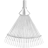 Ayarlanabilir Bah&ccedil;e Tarla Tırmık &Ccedil;im Peyzaj Yaprak Ot Saman Temizleme Toplama Tırmığı Metal 1 Adet