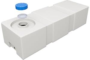 Varile Neo Réservoir d'eau Potable, 120 l, résistant au Transport, Convient à Un Usage Alimentaire, pour Bateau, Camping-Car, remorque (Blanc)