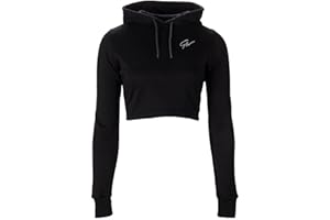 GORILLA WEAR Pixley Crop Top Hoodie Gray