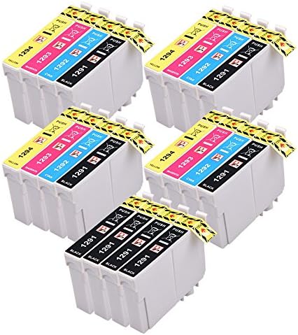 20 PerfectPrint Compatible Ink Cartridges Replace T1295 for Epson Printer Stylus SX230 SX235W SX420W SX425W SX435W SX440 SX445W SX525WD SX535WD SX620FW and Epson Stylus Office B42WD BX305F BX305FW BX305FW Plus BX320FW BX525WD BX535WD BX625FWD BX635FWD BX925FWD BX935FWD