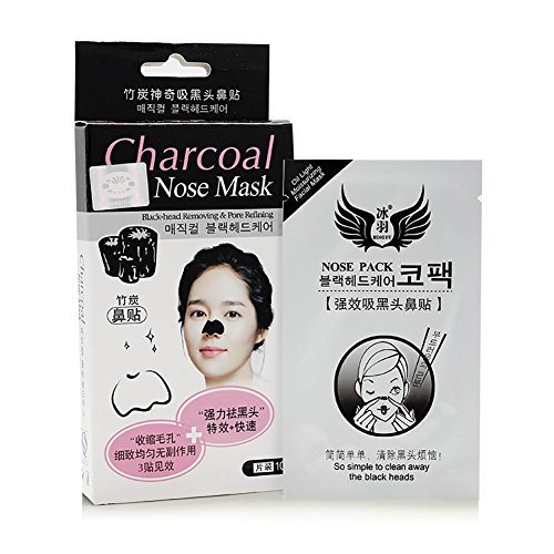 ROMANTIC BEAR Nose Skin Clean Peel Off Mask Blackhead Remover Strong Cleaner Bamboo Charcoal Mask
