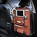 Produktbild Auto Organisator Surenhap Auto Rücksitz Organizer Auto-Rückenlehnenschutz mit 8 Fächern, mit Tissueboxen&iPad,usw-Halterung für Rücksitz, Mach Ihr Auto aufgeräumter(Braun)