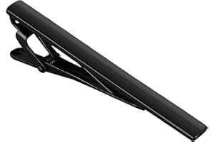 Kcmell Tie Clip for Men, Classic Tie Clip Men Tie Pin, Long Styles Tie Bar Clip Square Edges Men's Tie Clips for Business Anniversary Wedding and Daily Life