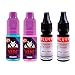 Produktbild E-Liquid Set 4x10ml - Vampire Vape Heisenberg, Pinkman - BLUVA Berry Blue, Pina Colada - 0mg (ohne Nikotin)