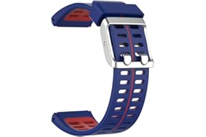 KINOEHOO Ersatzarmband kompatibel mit Polar V800 Edelstahl Armband Weiche Silikon Uhrenarmbänder.