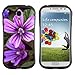Produktbild Super Galaxy TPU Schutzhülle Stoßfest Anti Kratz Case Shell // F00024615 Red-Stemmed Reiherschnabel Blume // Samsung Galaxy S4 S IV SIV i9500