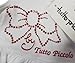 TUTTO PICCOLO "Beautiful Christmas" baby girls top with rhinestone (white/red)