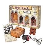SET 5 EN 1: 4 rompecabezas para abrir + 1 rompecabezas de matemáticas