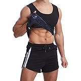 RCBHSD Canotta Dimagrante da Uomo Sauna Maglia Sudare Fitness Shaper Sportivo Gilet Shapewear Slimming Canottiera S-3XL