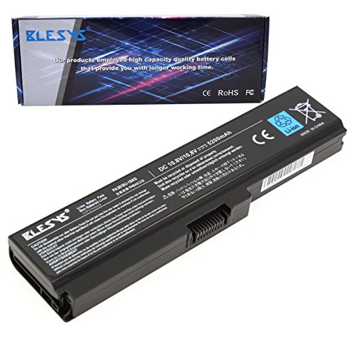 BLESYS - 10.8V/5200mAh TOSHIBA PA3817U-1BAS, PA3817U-1BRS, PA3818U-1BRS, PA3819U-1BRS, PA3816U-1BRS, PA3816U-1BAS Ersatz Laptop Akku fit Toshiba Satellite A600 A655 A660 A660D A665 A665D C600D C675 C675D L630 L635 L640 L645 L645D L650 L655 L655D L670 L670D L675 L675D L700 L730 L735 L735D L740 L745 L745D L750 L750D L770 L770D L775 L775D M640 M645 P740 P740D P745 P745D P750 P750D P755 P755D P770 P770D P775 P775D Serie