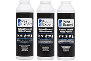 Pest Expert Natural Flea Killer Powder for Carpets & House (3 x 300g) – 100% Natural & Pet Safe for Cats & Dogs - Professional Home Treatment