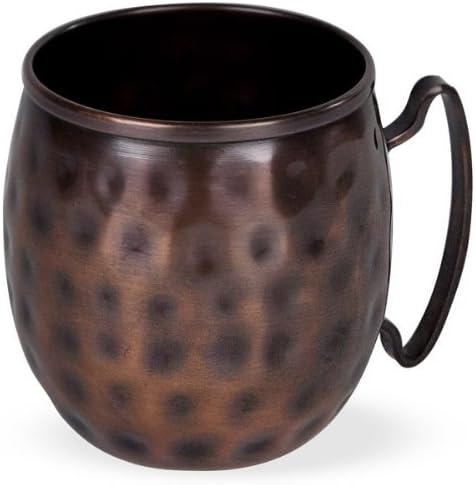Moscow Mule Hammered Antique Copper Mug - 14 oz