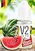Produktbild V2 Vape E-Liquid Wassermelone ohne Nikotin - Luxury Liquid für E-Zigarette und E-Shisha Made in Germany aus natürlichen Zutaten 20ml 0mg nikotinfrei