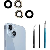 Ersatz-Rückglas Für IPhone 14 Pro Mit Größerem Kameraloch – Inkl. Reparaturwerkzeug-Set | Schwarz | Einfach Selbst Einbauen