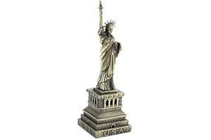 Broco Statue Of Liberty Metal Building Model Desk Decoration Gift Famous Building Model