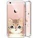 Produktbild Hülle für iphon 6S 4.7,iphone 6 4.7 Silikonhülle,iphone 6/6S 4.7 handyhüllen,Herbests Transparent TPU Case Handyhülle Crystal Soft Silikon Ultradünn Clear Cover Bumper Case Schutzhülle für iphone 6/6S 4.7-Nette Katze 8#