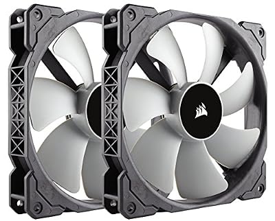 Corsair CO-9050044-WW ML Series ML140 140mm Haute Pression à faible son Ventilateur Haut de Gamme à Lévitation Magnétique Dual Pack