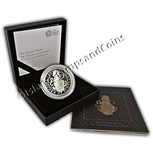 The Unicorn of Scotland 2017 UK Silver Proof One Ounce Coin