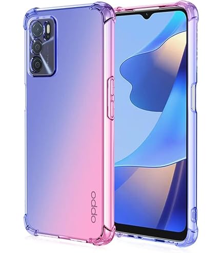 YAMCCCSE Funda Con Cuerda Para OPPO A16/Oppo A16S/Oppo A54S, Carcasa Transparente Suave TPU Silicona Case Con Ajustable Colgante Cordon Colgar Collar Correa De Cuello Cadena Cordón, Negro
