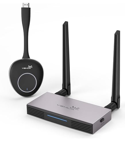 Cuifati Ricevitore Display Wireless 2.4G – 1080P 4K HDMI – Per Home Theater, Videoconferenze E Giochi