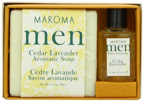 Maroma Cedar Lavender Men Gift Set by Maroma