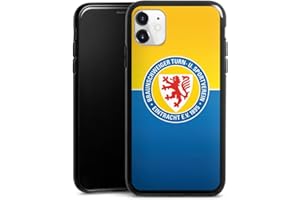 DeinDesign Silikon Hülle kompatibel mit Apple iPhone 11 Case schwarz Handyhülle Eintracht Braunschweig Offizielles Lizenzprodukt Fußball