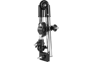 SHANRYA Soporte de Paraguas Ajustable, Silla de Bicicleta para Cochecito, Soporte de Paraguas Elástico, Soporte de Paraguas, Cochecito de bebé Ajustable en 360° para Bicicletas y Sillas de Ruedas (Negro)