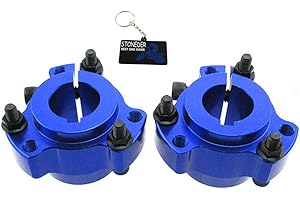 STONEDER Blauer Aluminium 1 "25mm Hinterradnaben 1/4" Schrauben für Racing Go Kart Drift Trike