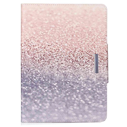 iPad Air 2 Hülle, iPad Air 2 Cover, DEENOR Colorful Classic Design PU Leather Stand schutzhülle hülle für Apple iPad Air 2 iPad 6. Quicksand - 2