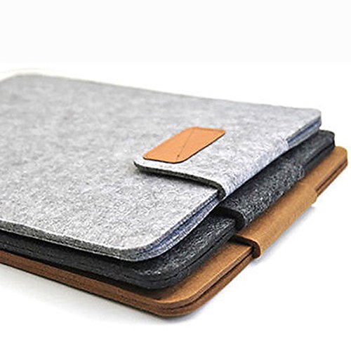 Laptop Filz Sleeve H  lle f  r Macbook  13 Zoll  Gray 