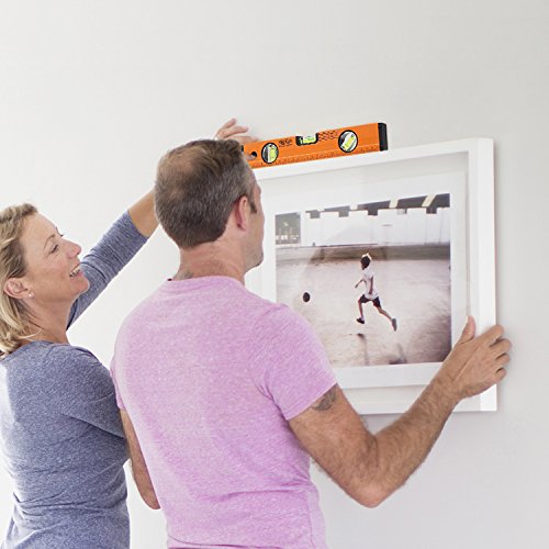 Tacklife MT-L03 Klassischer Wasserwaage mit Magnet und horizontaler, vertikaler und 45-Grad-Libelle ( Genauigkeit: 0.75 mm / m Größe: 300 mm) - 5