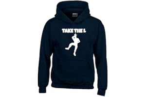 COOLE-FUN-T-SHIRTS TAKE The L Hoodie Sweatshirt mit Kapuze Gr. 116 128 140 152 164 cm