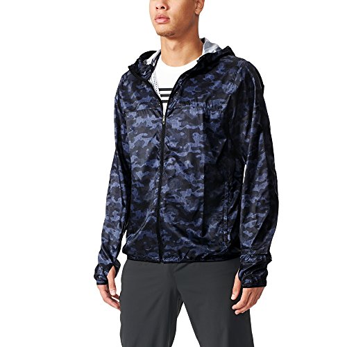 adidas Herren Kanoi Run Wind Laufjacke, grau, XS, AH9935