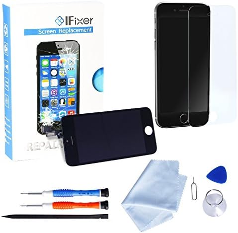 IFixer iPhone 6 Plus 5.5 Inches Digitizer LCD Screen Replacement and Tool Kit. Black