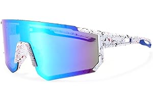 DUOCIYUAN Rave Lunettes de soleil rapides pour homme et femme - Protection UV400 - Coupe-vent - Pour cyclisme, course, baseball, golf, ski, alpinisme, pêche