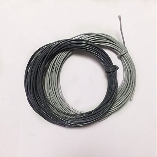 Generic 2mm Gewachste Nylonschnur Schmuckherstellung String 10m – Tiefgrau, one size - 3