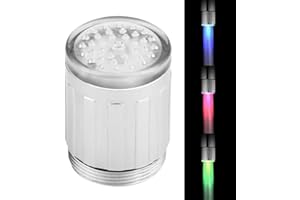 YOUTHINK Wskaźnik temperatury zmieniający się kolor światło LED kran do wody kran kuchnia łazienka przystawka, kran świetlny LED