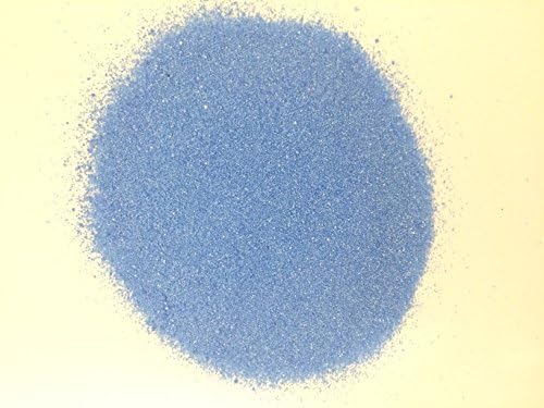 200GM FLUORESCENT BLUE SAND - BAG (sand art, crafts, kids art, coloured sand, vase, floristry)